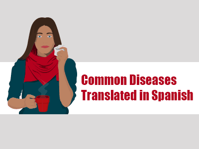 Common Diseases in Spanish Vocabulary List