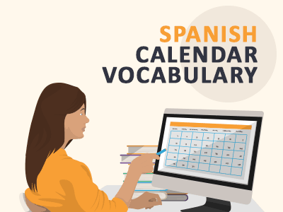 Spanish Calendar Vocabulary List