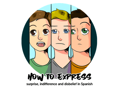how to express suprise in spanish